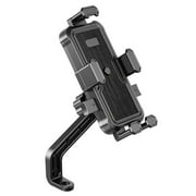 Motorcycle Phone Mount Lazy Bracket Automatic Locking Clamp Support Bracket Shockproof Cellphone Holder Riding Phone Cradle Style B